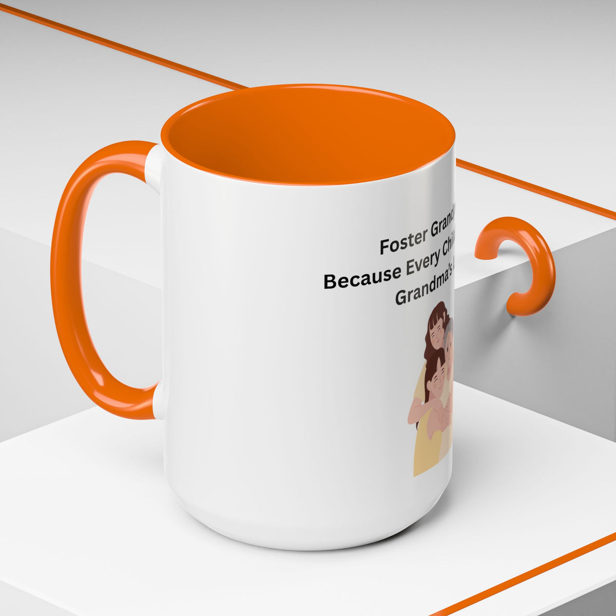 Grandma Coffee Mug – Foster Grandparent Gift, Foster Care Family Mug (11oz, 15oz)