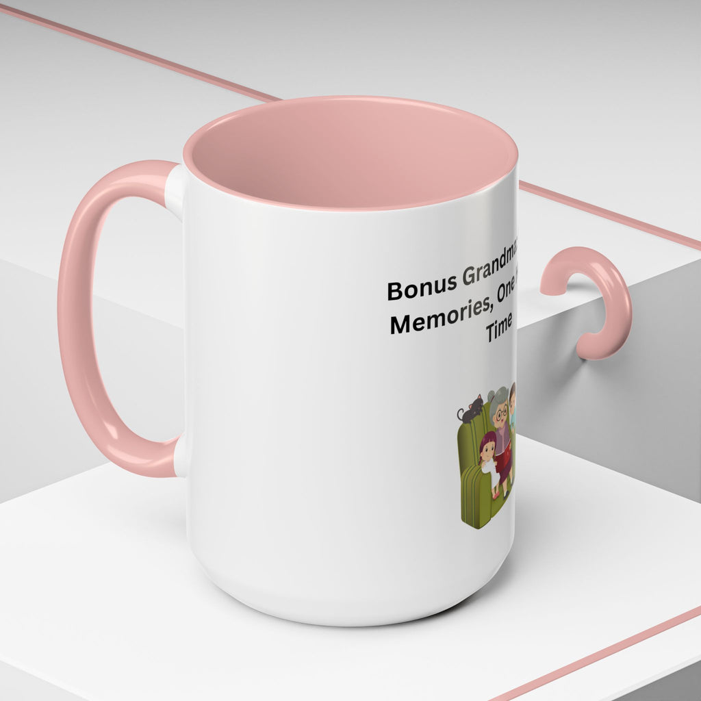 Bonus Grandma Coffee Mug – Foster Grandparent Gift, Foster Care Family Mug (11oz, 15oz)