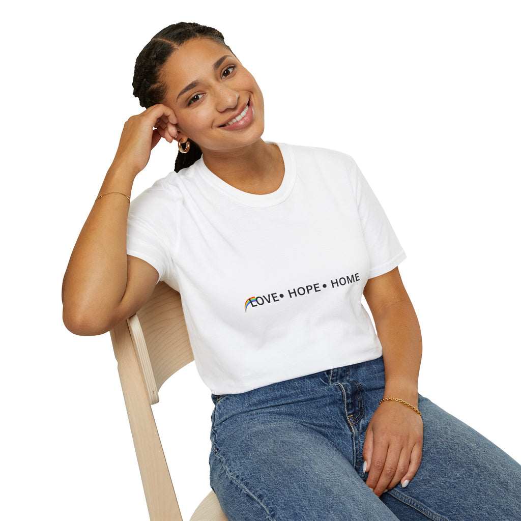 Love-Hope-Home Unisex Softstyle T-Shirt