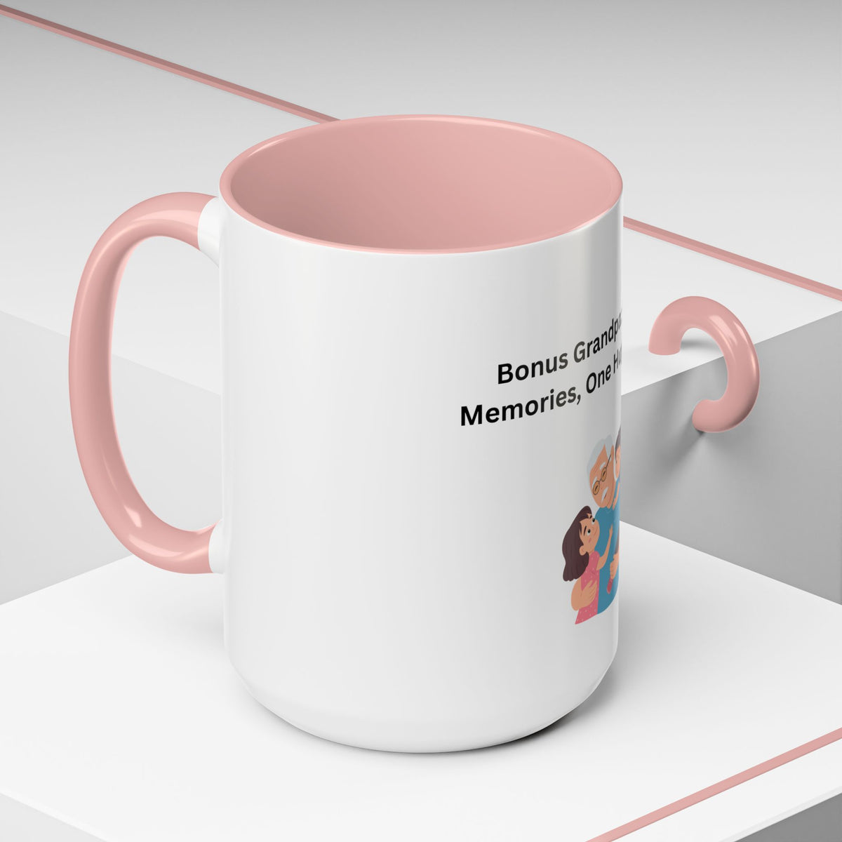 Bonus Grandpa Coffee Mug – Foster Grandparent Gift, Foster Care Family Mug (11oz, 15oz)