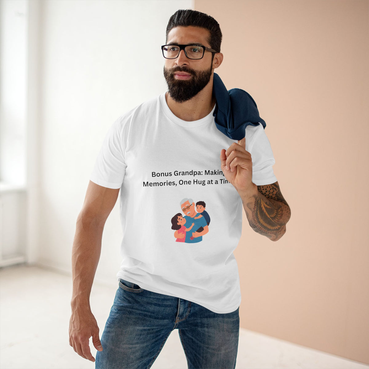 Bonus Grandpa Adult Staple Tee