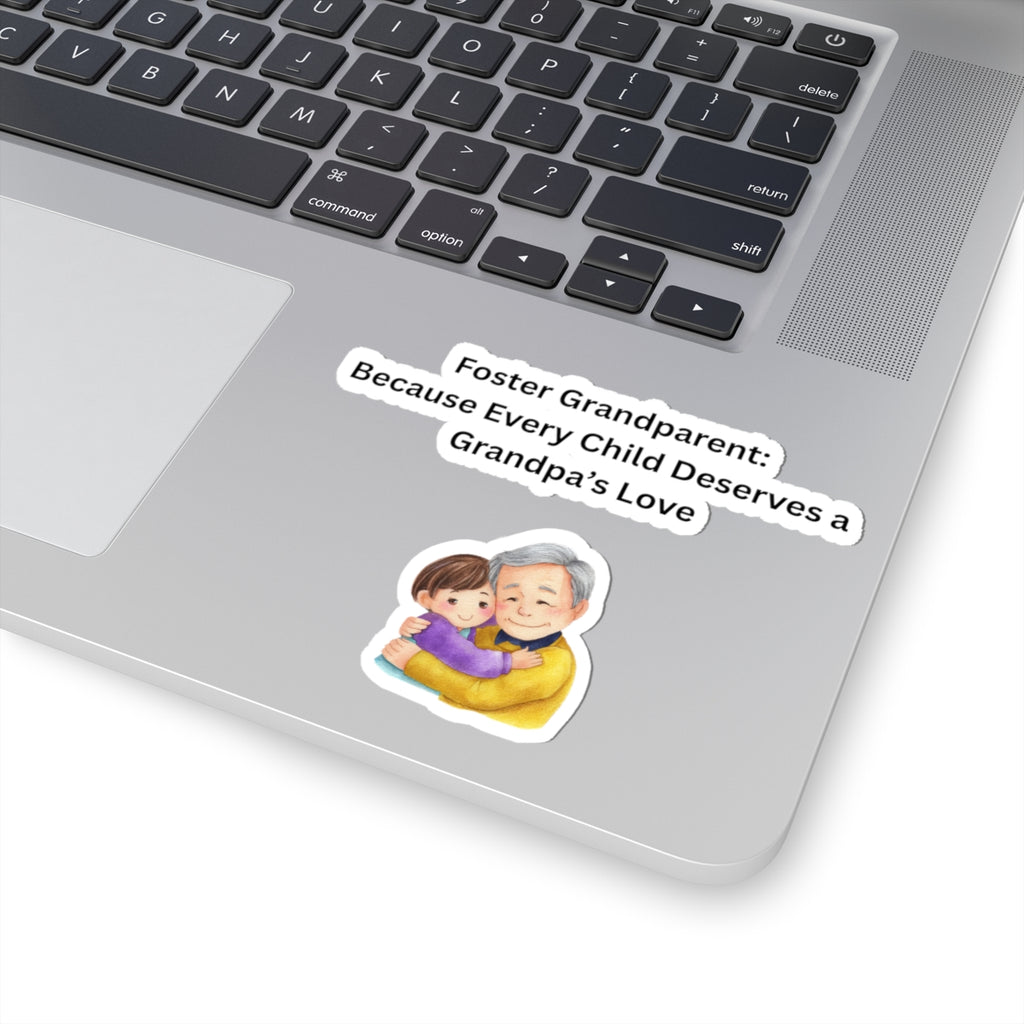 Foster grandparent1 Kiss-Cut Stickers
