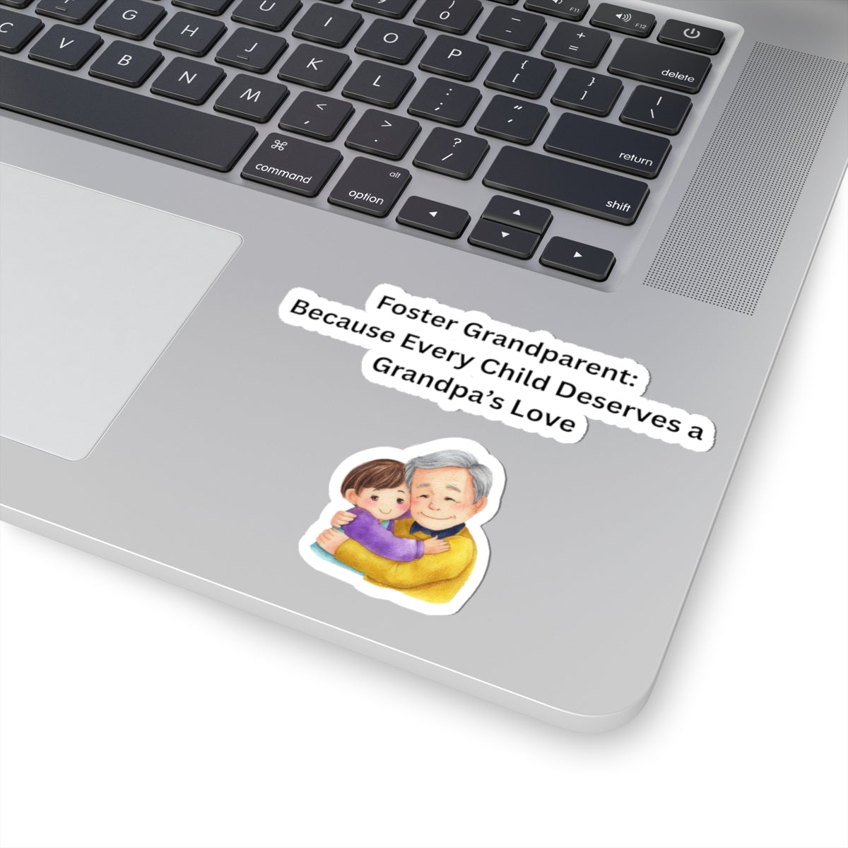 Foster grandparent1 Kiss-Cut Stickers