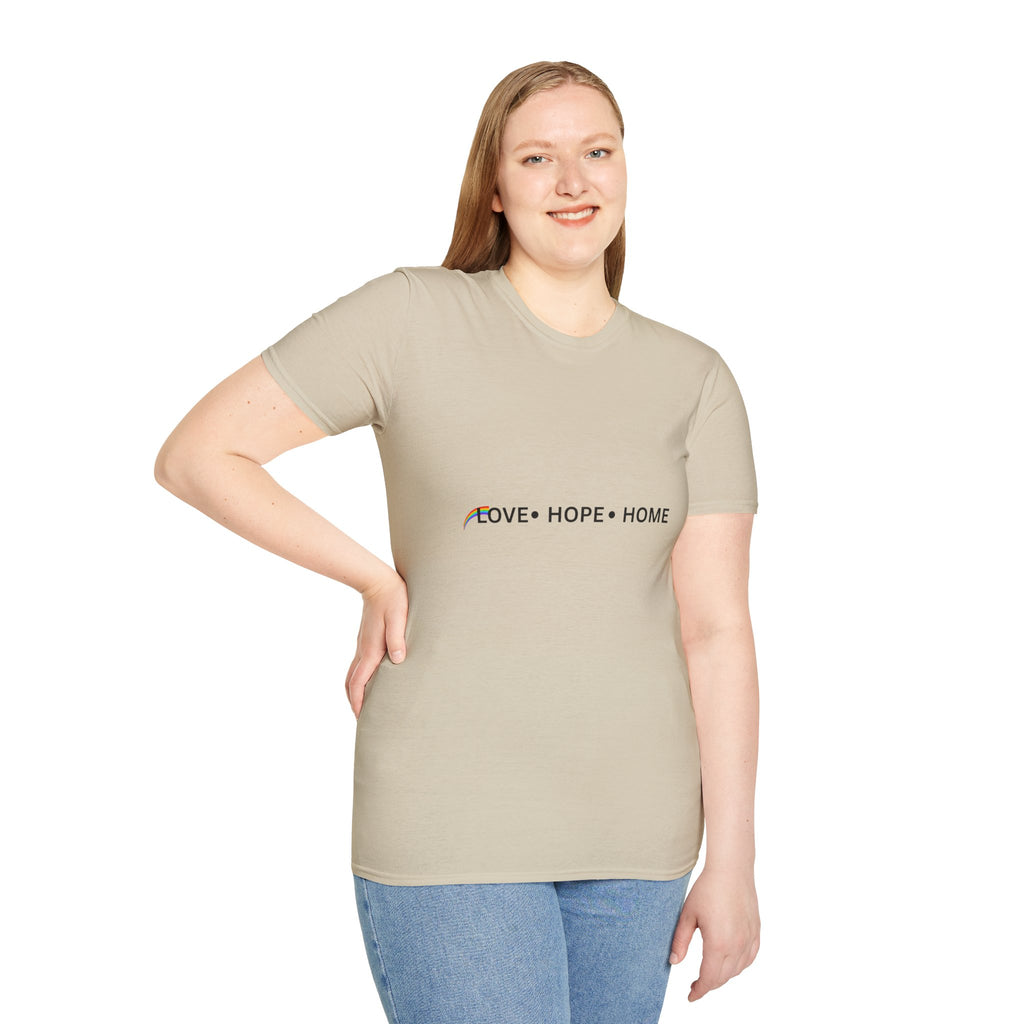 Love-Hope-Home Unisex Softstyle T-Shirt