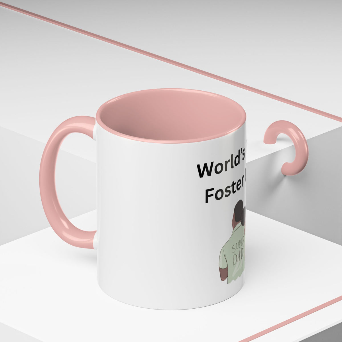 Worlds Best Dad Accent Coffee Mug (11, 15oz)