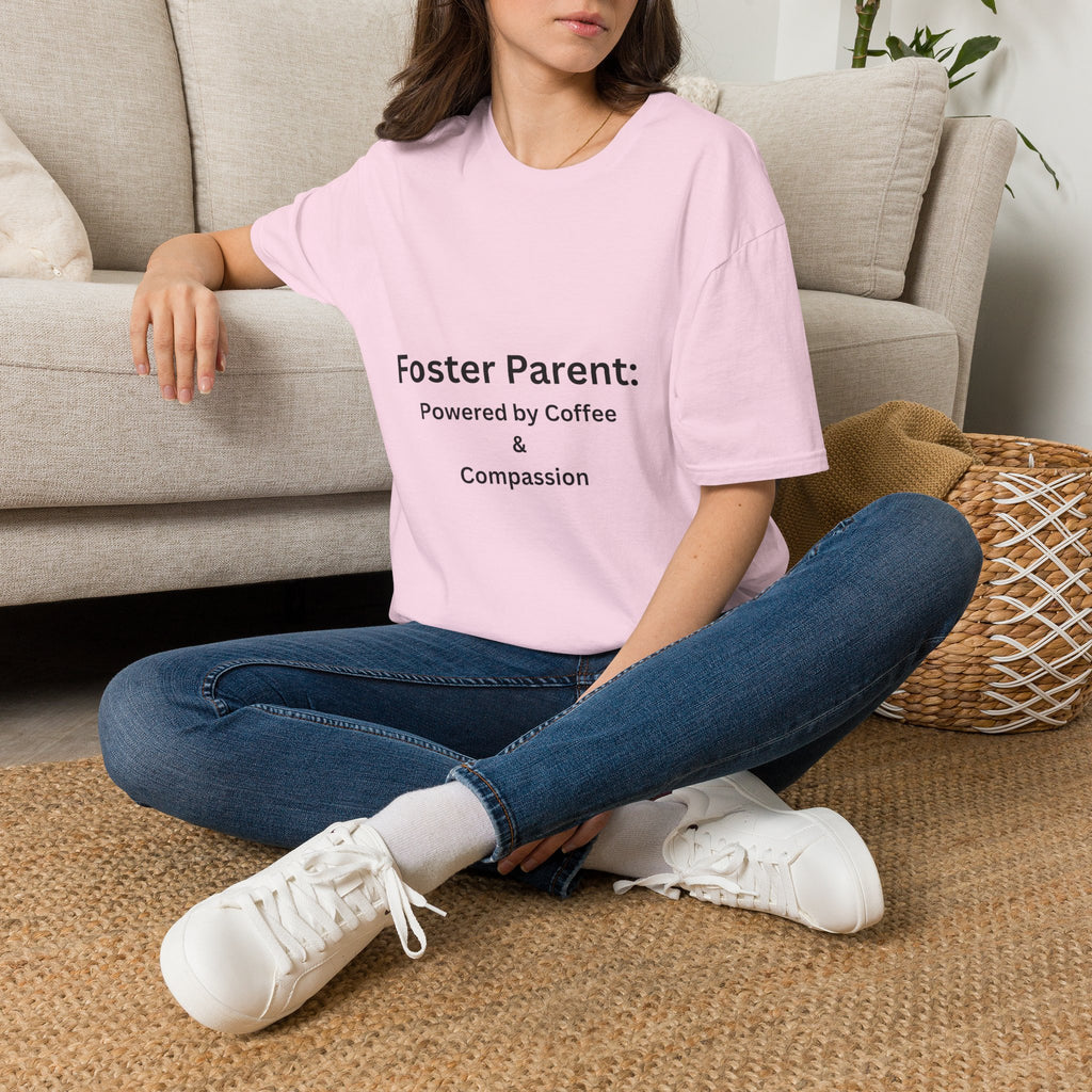 Foster Parent: Powered by Coffee Unisex Softstyle T-Shirt