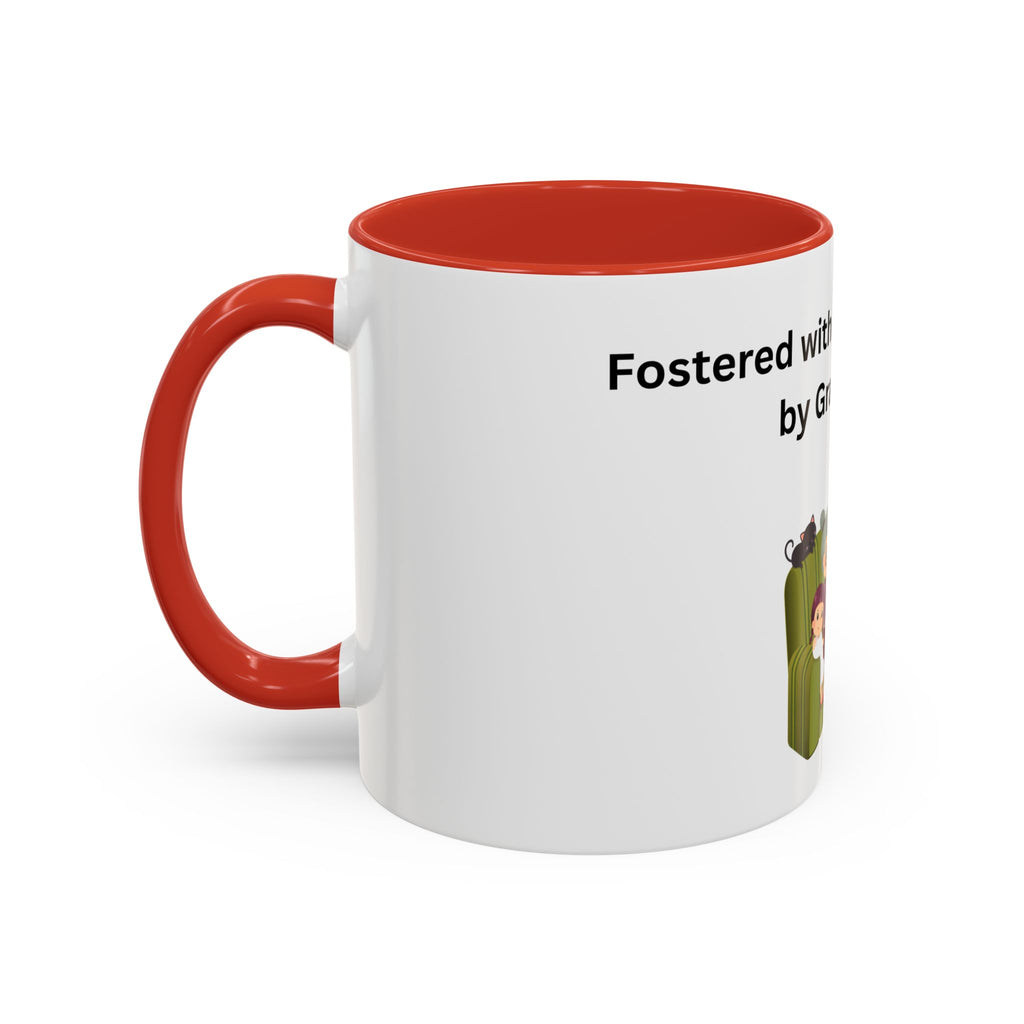 Fostered by Love Grandma Coffee Mug – Foster Grandma Gift, Foster Care Family Mug (11oz, 15oz)