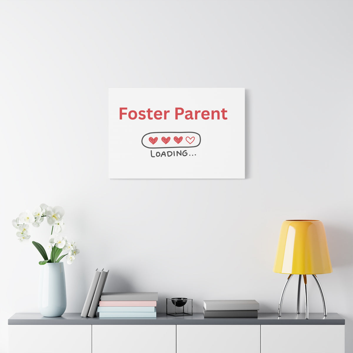 Foster Parent Loading Matte Canvas, Stretched, 1.25"