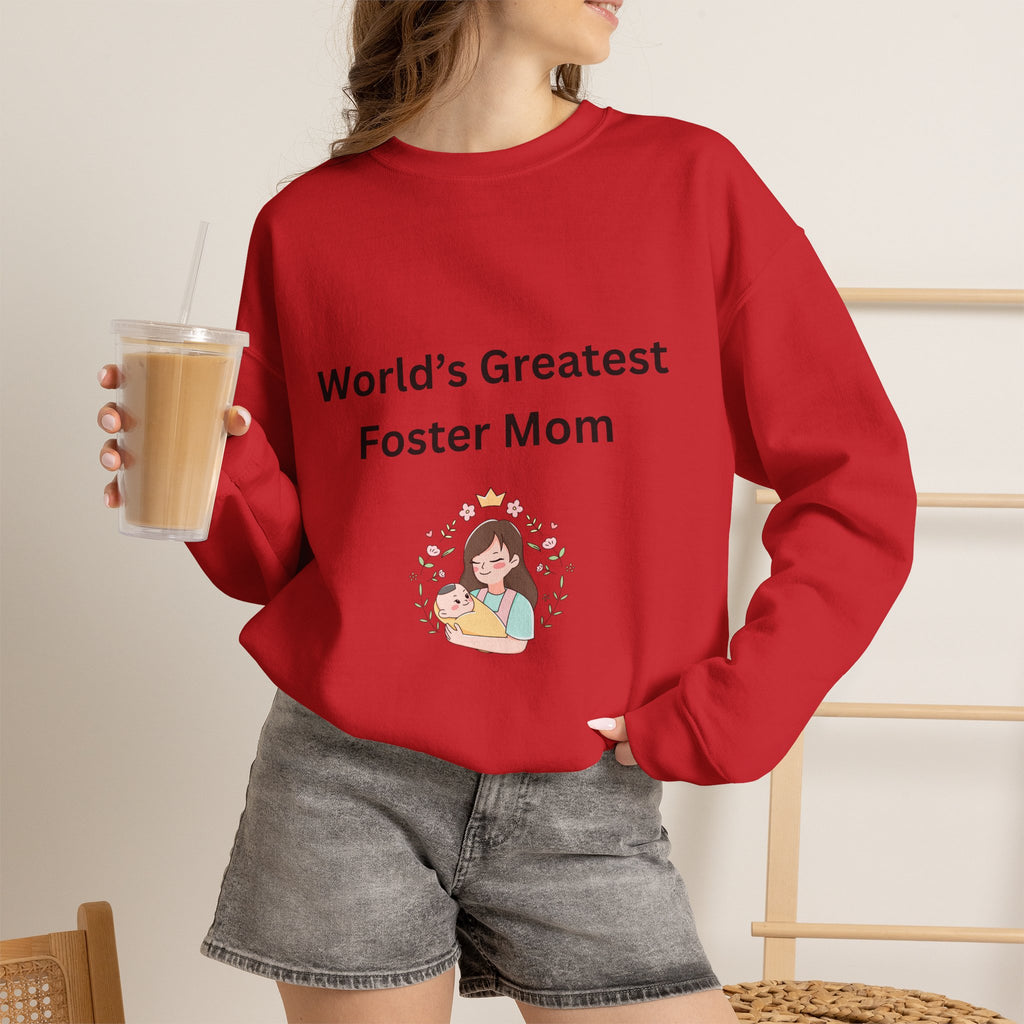 Greatest Foster Mom Sweatshirt