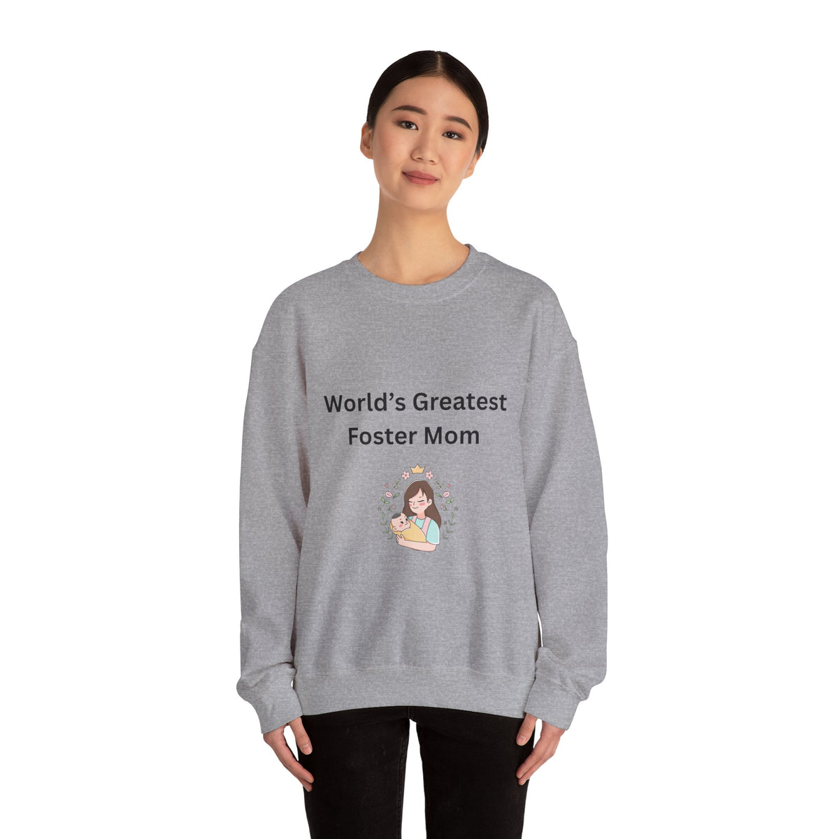 Greatest Foster Mom Sweatshirt
