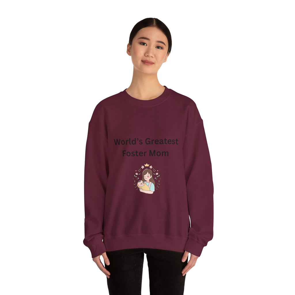 Greatest Foster Mom Sweatshirt