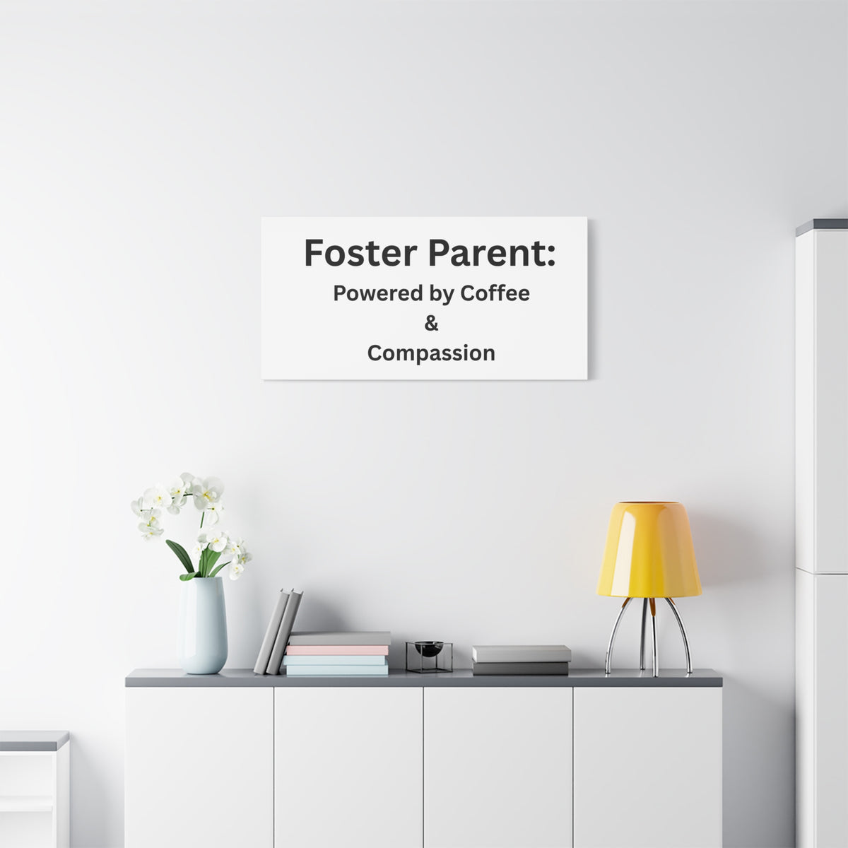 Foster Parents Powered Matte Canvas, Stretched, 1.25"