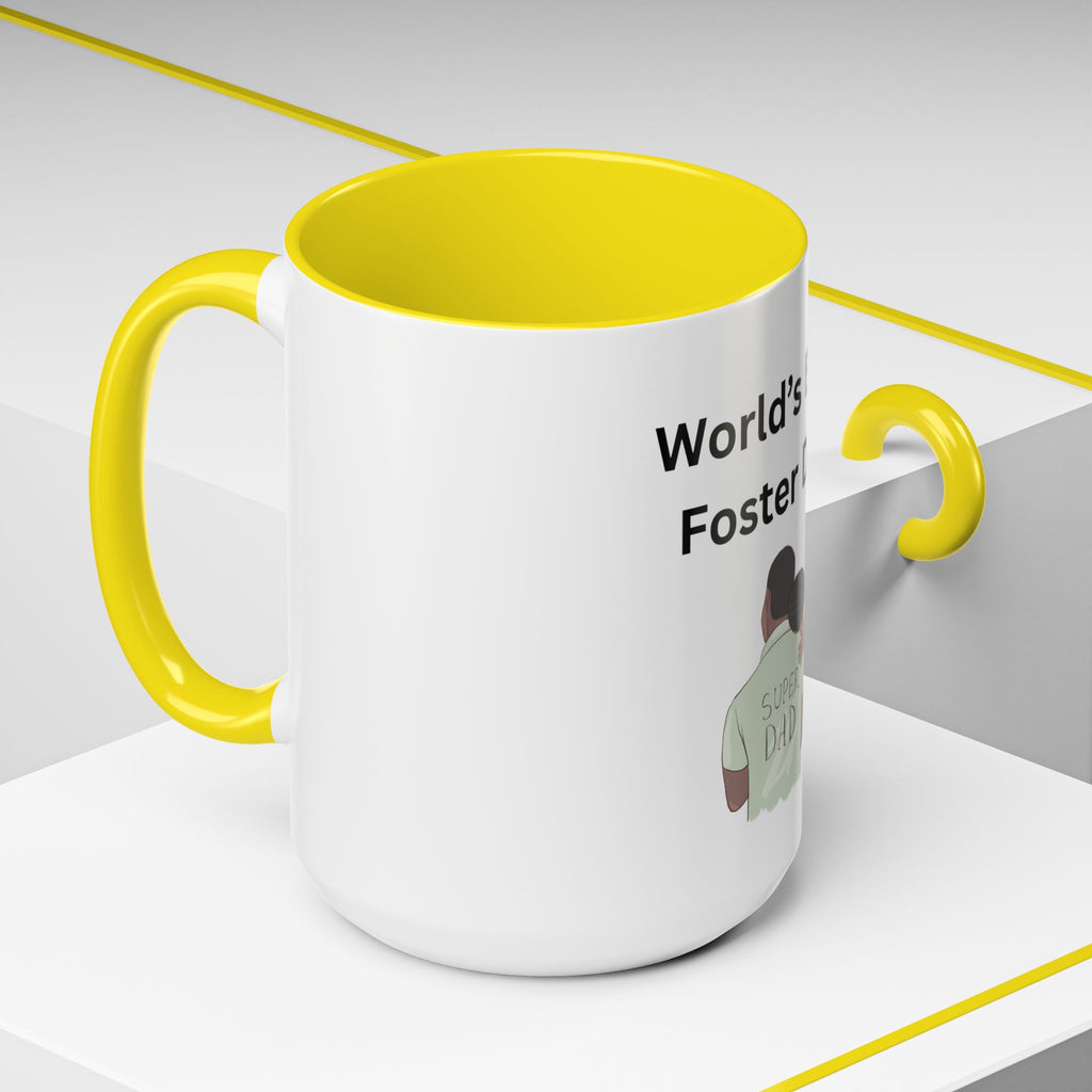 Worlds Best Dad Accent Coffee Mug (11, 15oz)