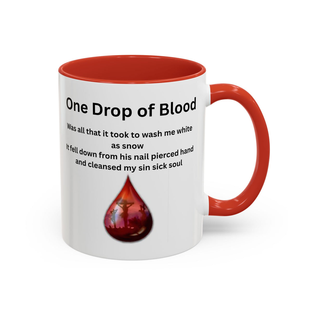 One Drop Accent Coffee Mug (11, 15oz)