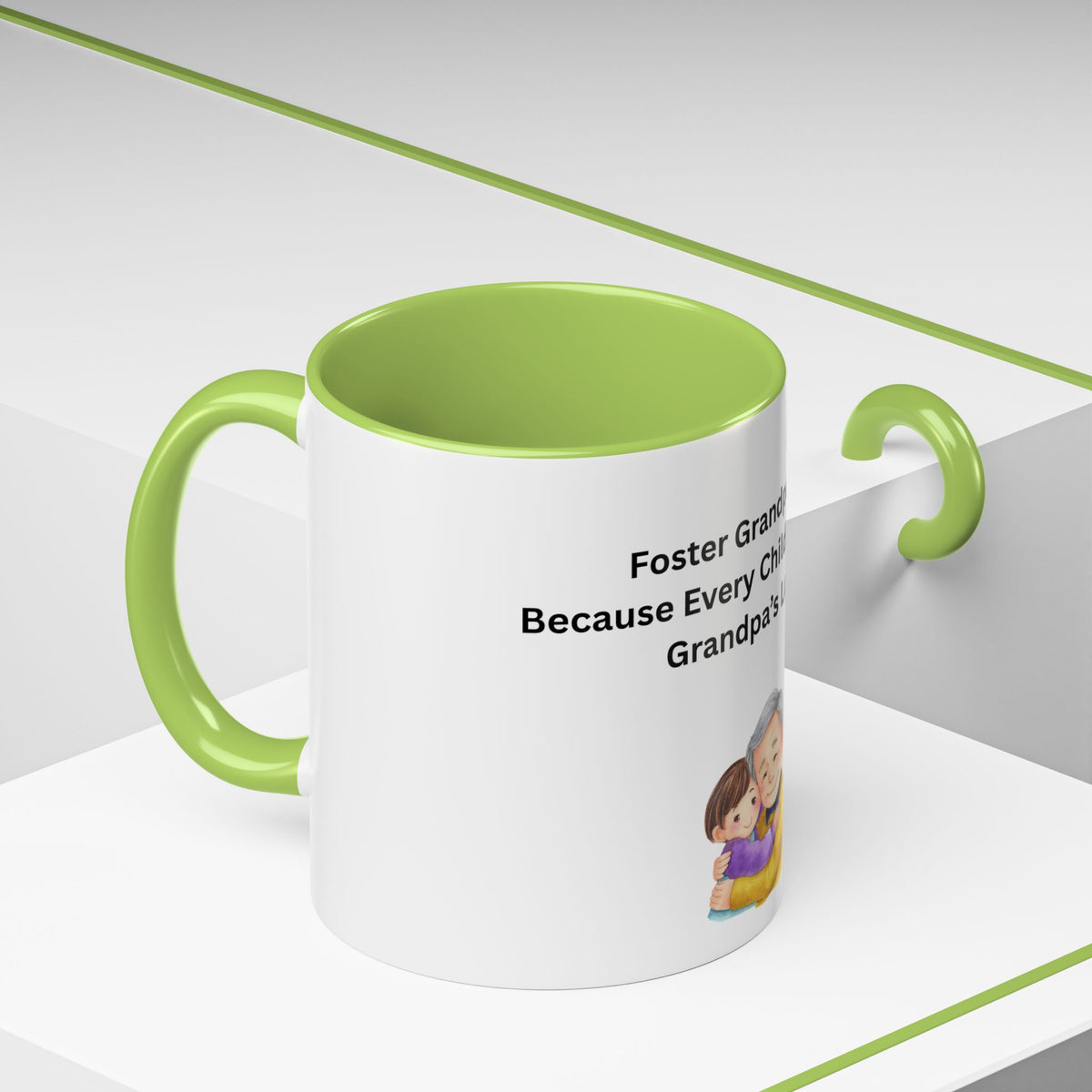 Grandpa Coffee Mug – Foster Grandparent Gift, Foster Care Family Mug (11oz, 15oz)