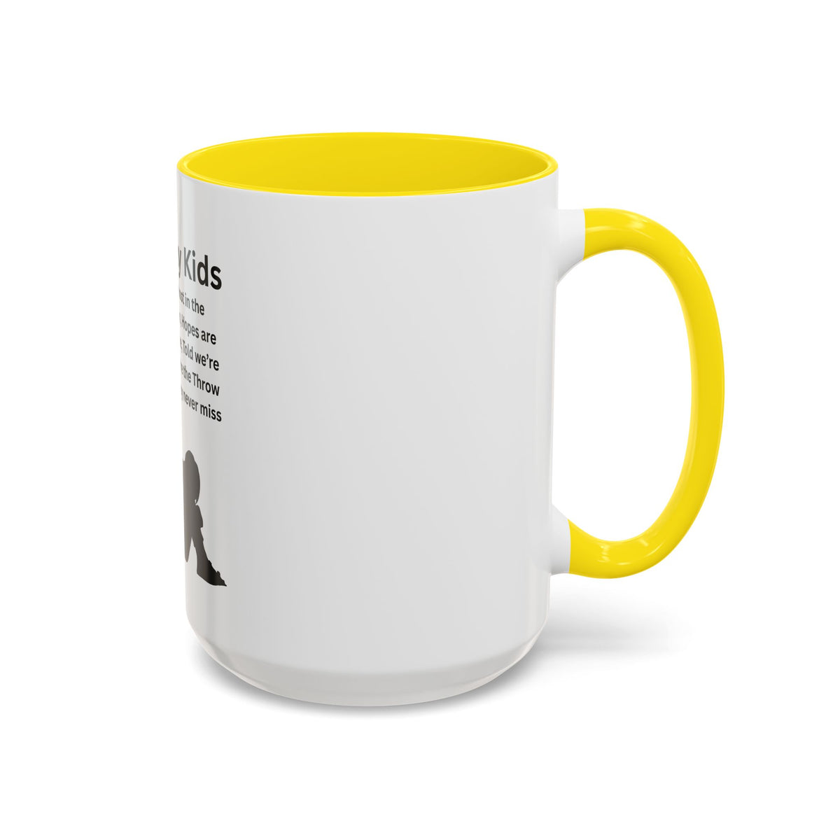 Throw away Kids Accent Coffee Mug (11, 15oz)