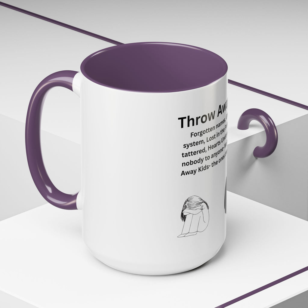 Throw away Kids Coffee Mug (11, 15oz)