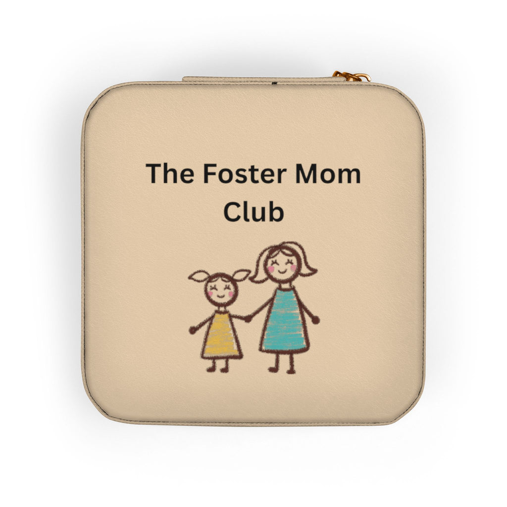 Foster Mom Club Jewelry Travel Case – Foster Mom Gift, Travel Jewelry Organizer
