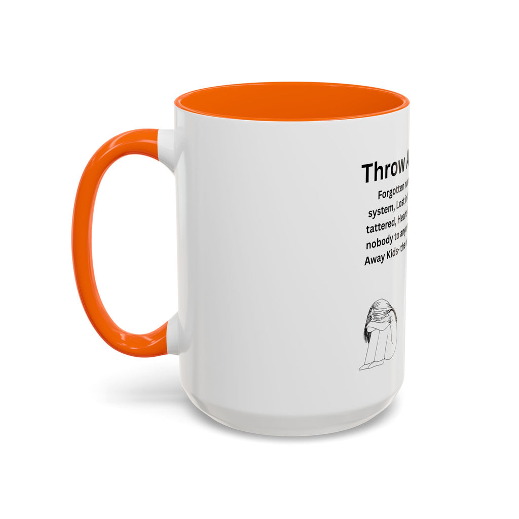 Throw away Kids Accent Coffee Mug (11, 15oz)