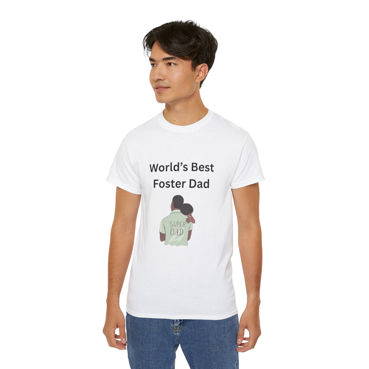 World's Best Foster Dad T-Shirt – Foster Dad Gift, Foster Care Awareness Tee
