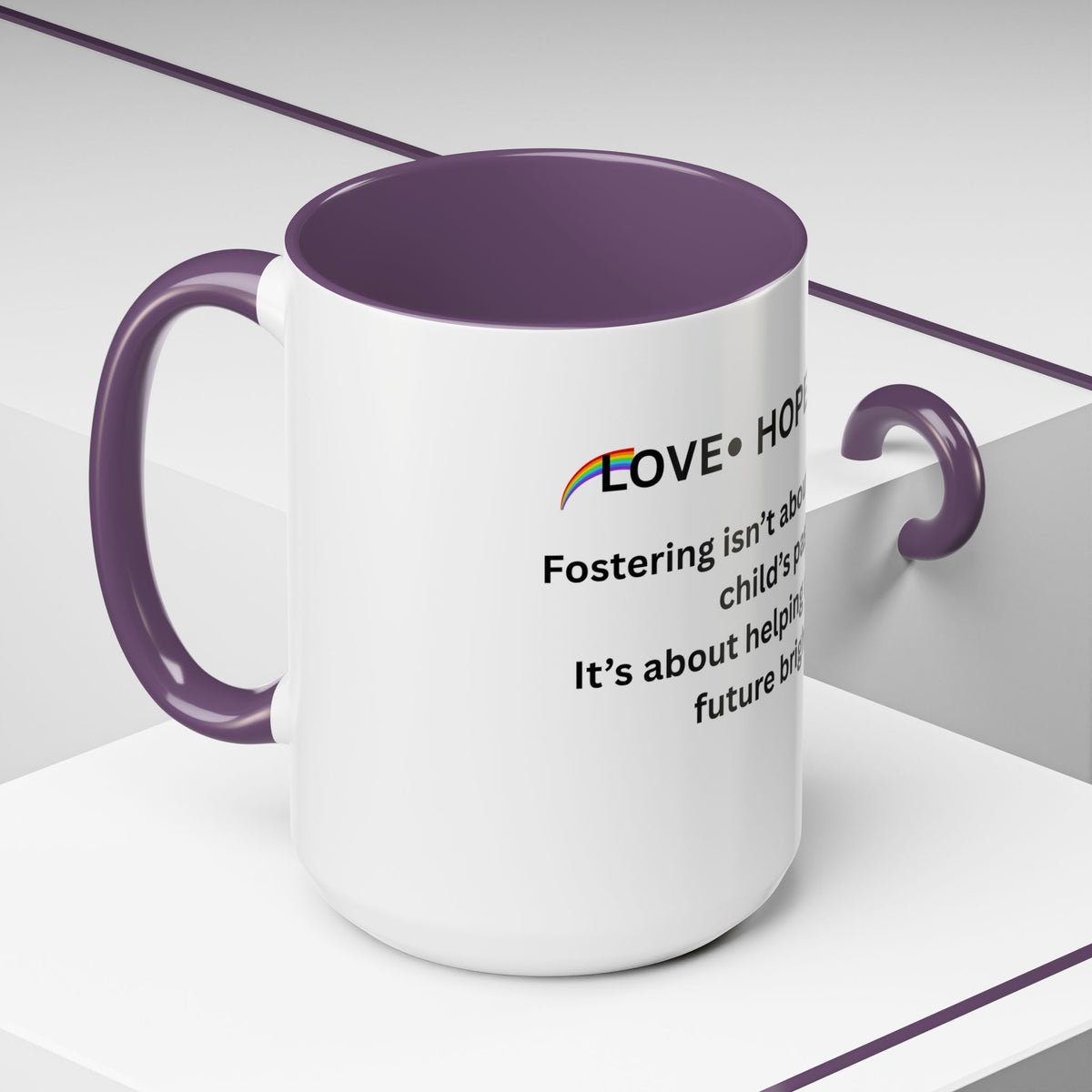 Love- Hope- Home Accent Coffee Mug (11, 15oz)