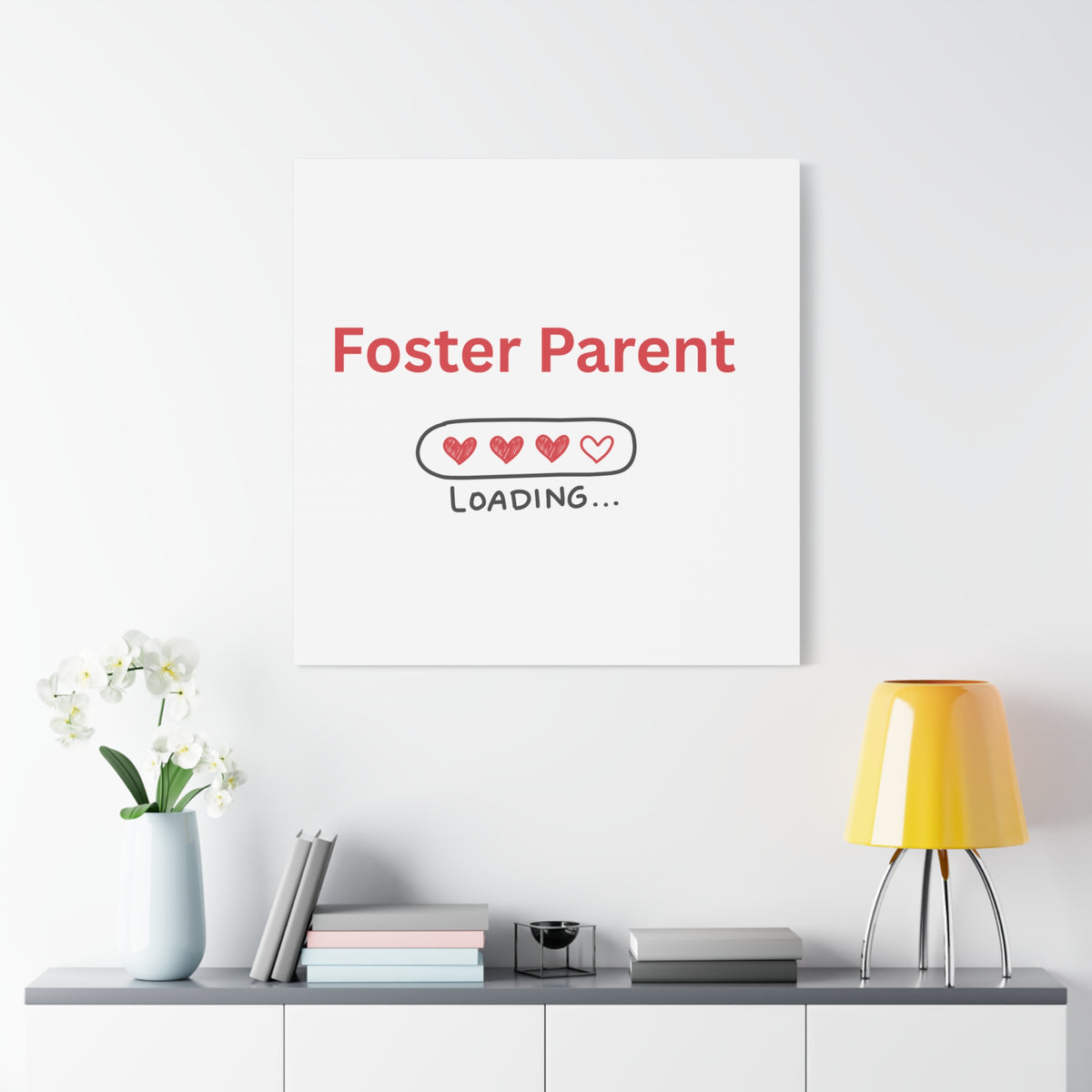 Foster Parent Loading Matte Canvas, Stretched, 1.25"