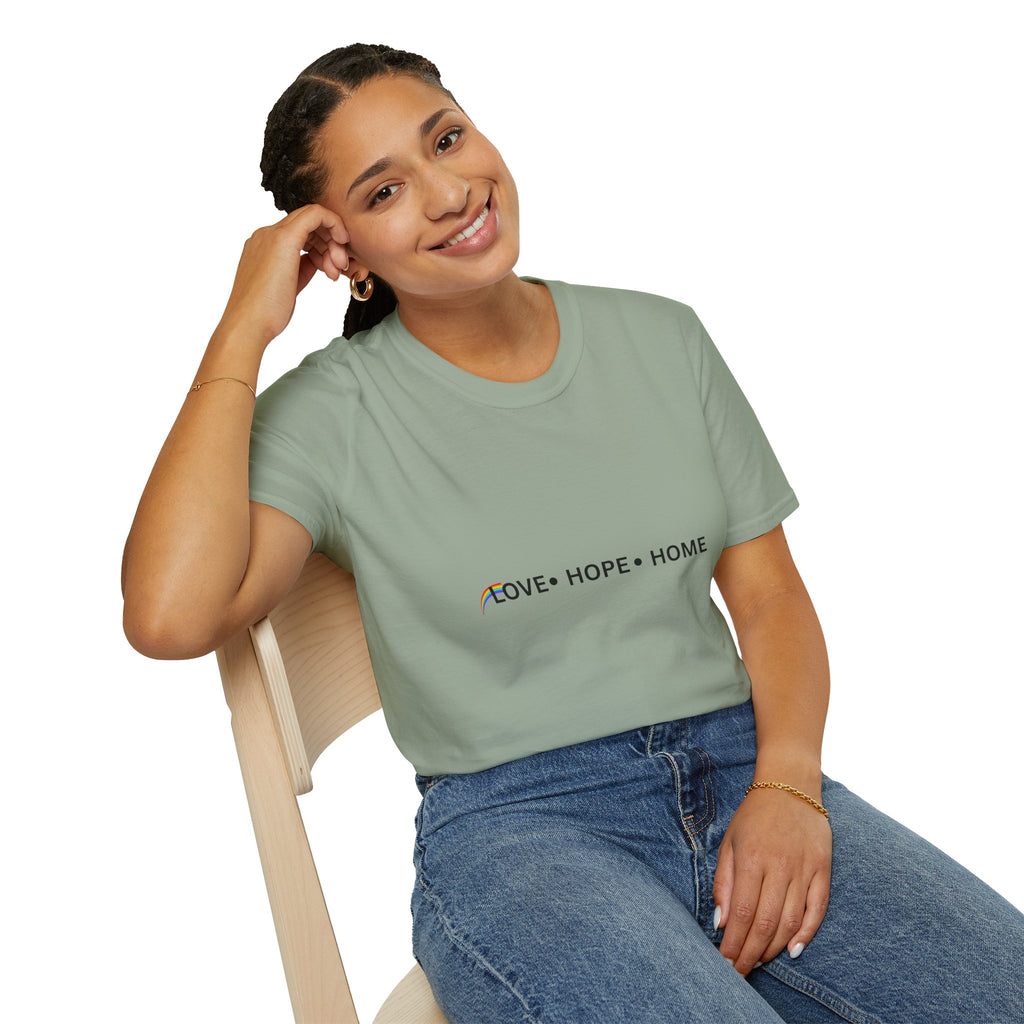 Love-Hope-Home Unisex Softstyle T-Shirt