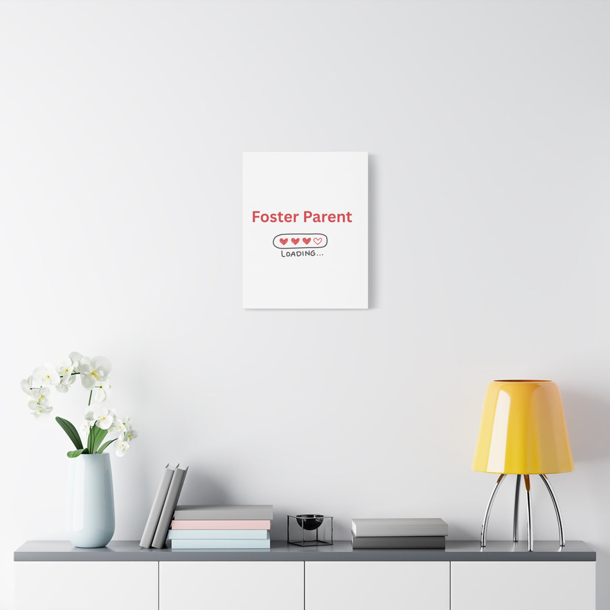 Foster Parent Loading Matte Canvas, Stretched, 1.25"