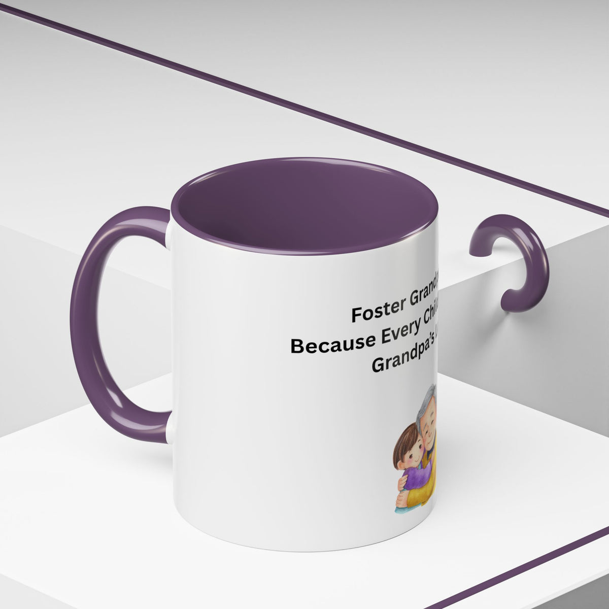 Grandpa Coffee Mug – Foster Grandparent Gift, Foster Care Family Mug (11oz, 15oz)