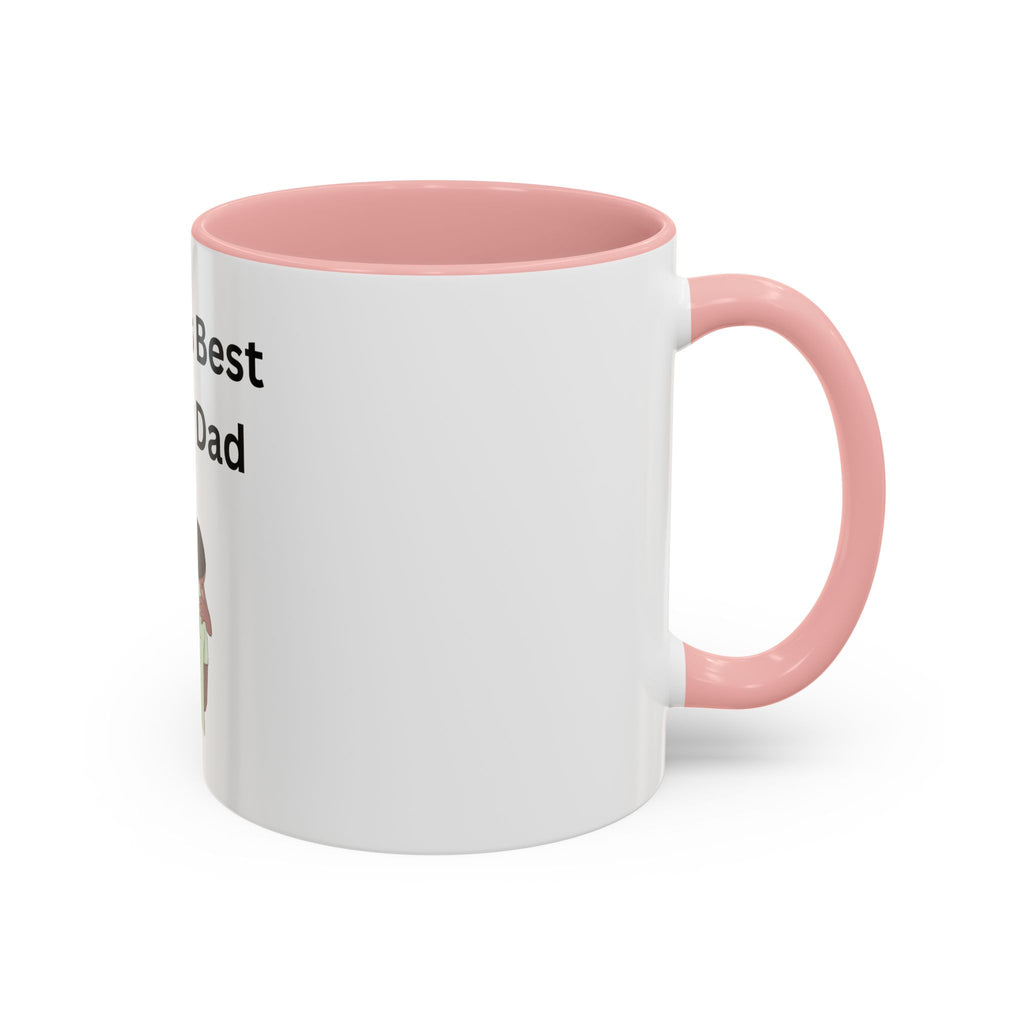 Worlds Best Dad Accent Coffee Mug (11, 15oz)