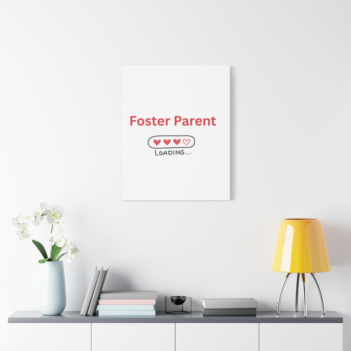 Foster Parent Loading Matte Canvas, Stretched, 1.25"