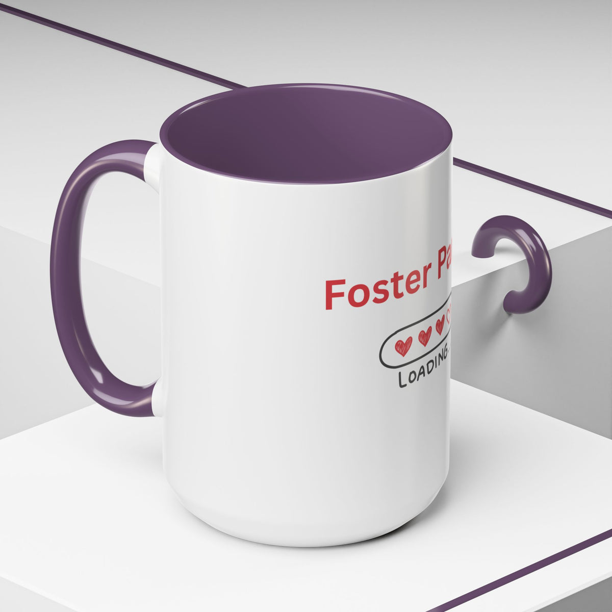 Foster Parent Loading Accent Coffee Mug (11, 15oz)