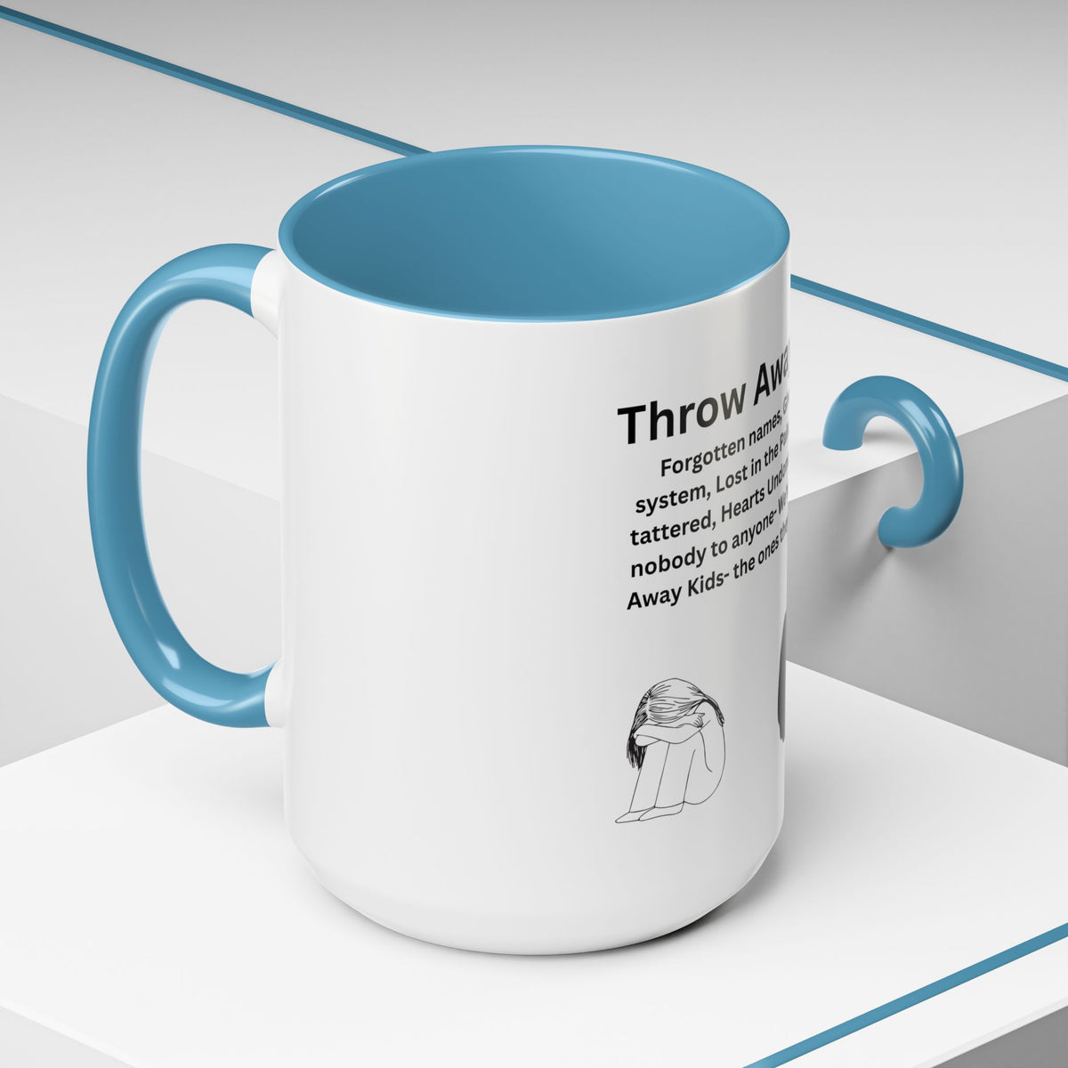 Throw away Kids Coffee Mug (11, 15oz)