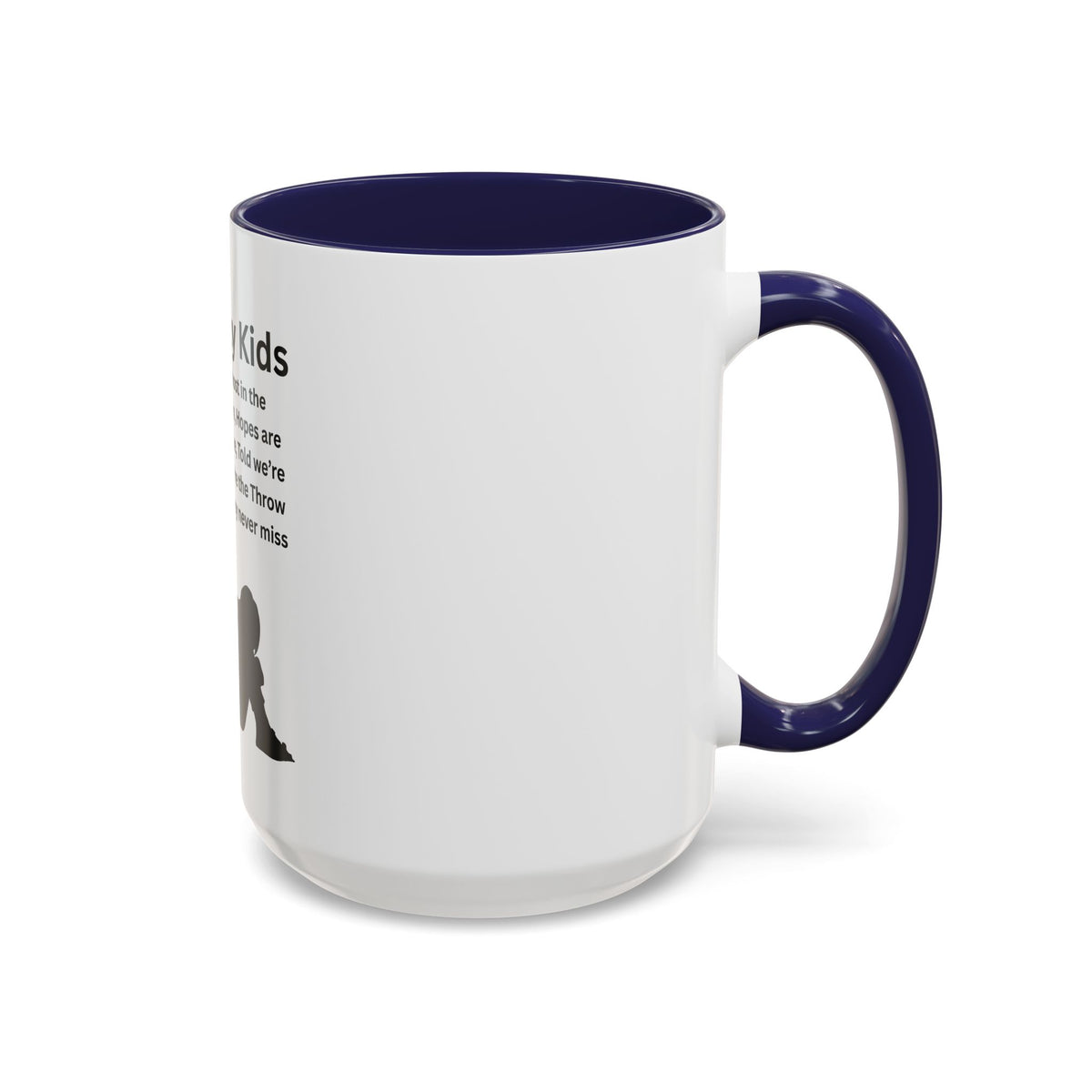 Throw away Kids Accent Coffee Mug (11, 15oz)