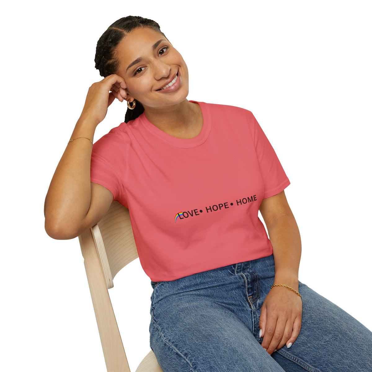 Love-Hope-Home Unisex Softstyle T-Shirt