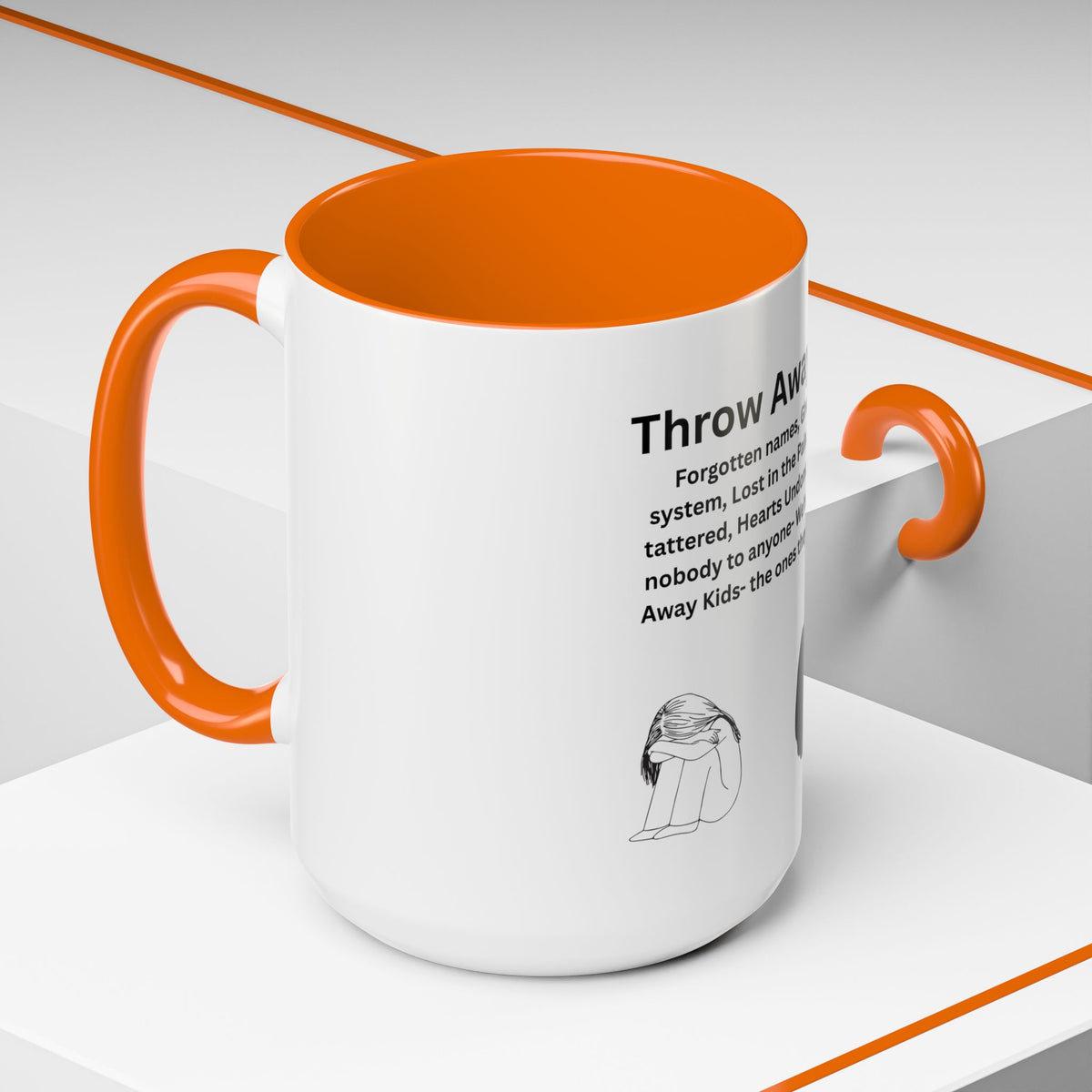 Throw away Kids Coffee Mug (11, 15oz)