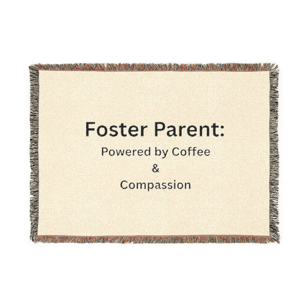 Foster Parent Powered Woven Blanket