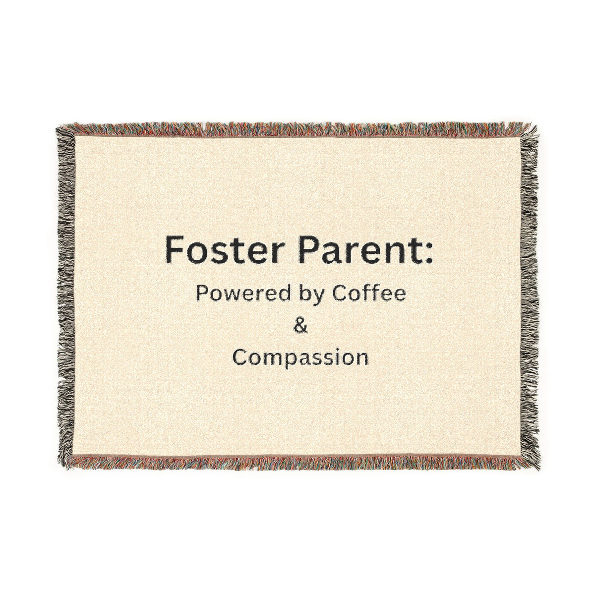Foster Parent Powered Woven Blanket