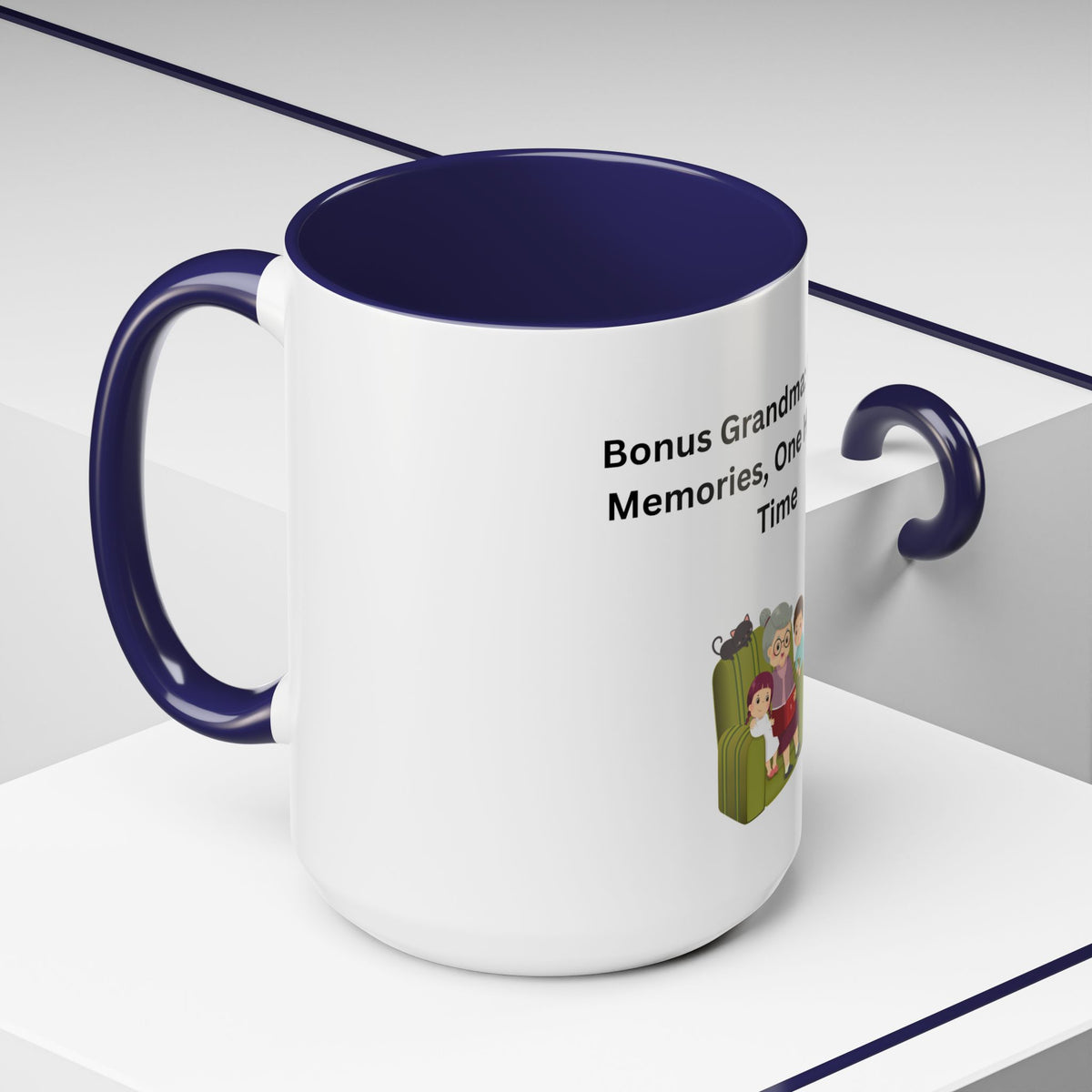 Bonus Grandma Coffee Mug – Foster Grandparent Gift, Foster Care Family Mug (11oz, 15oz)