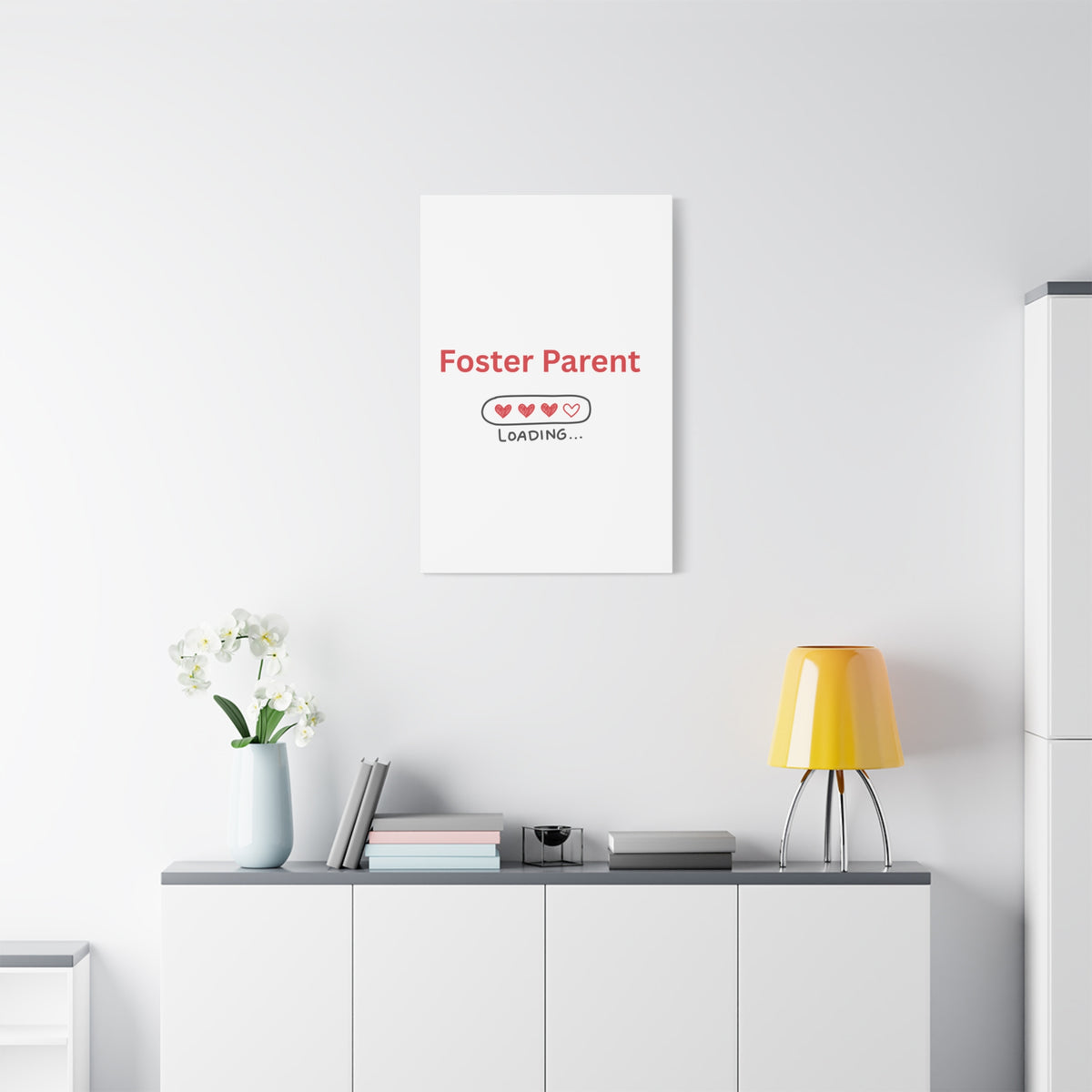 Foster Parent Loading Matte Canvas, Stretched, 1.25"
