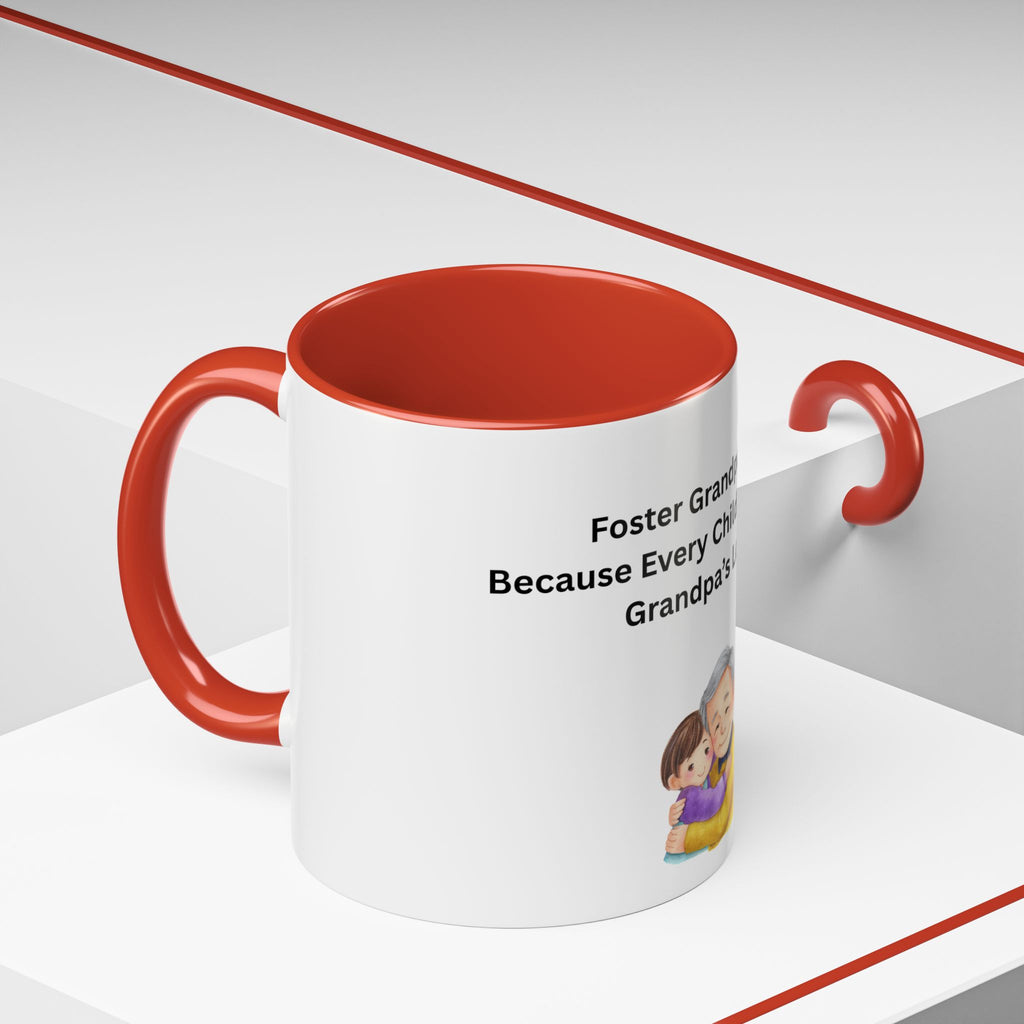 Grandpa Coffee Mug – Foster Grandparent Gift, Foster Care Family Mug (11oz, 15oz)