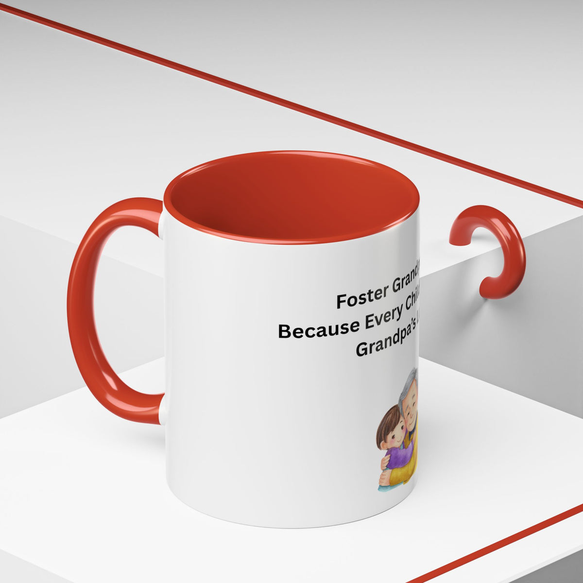 Grandpa Coffee Mug – Foster Grandparent Gift, Foster Care Family Mug (11oz, 15oz)
