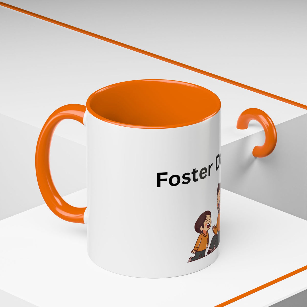 Foster Dad Era Accent Coffee Mug (11, 15oz)