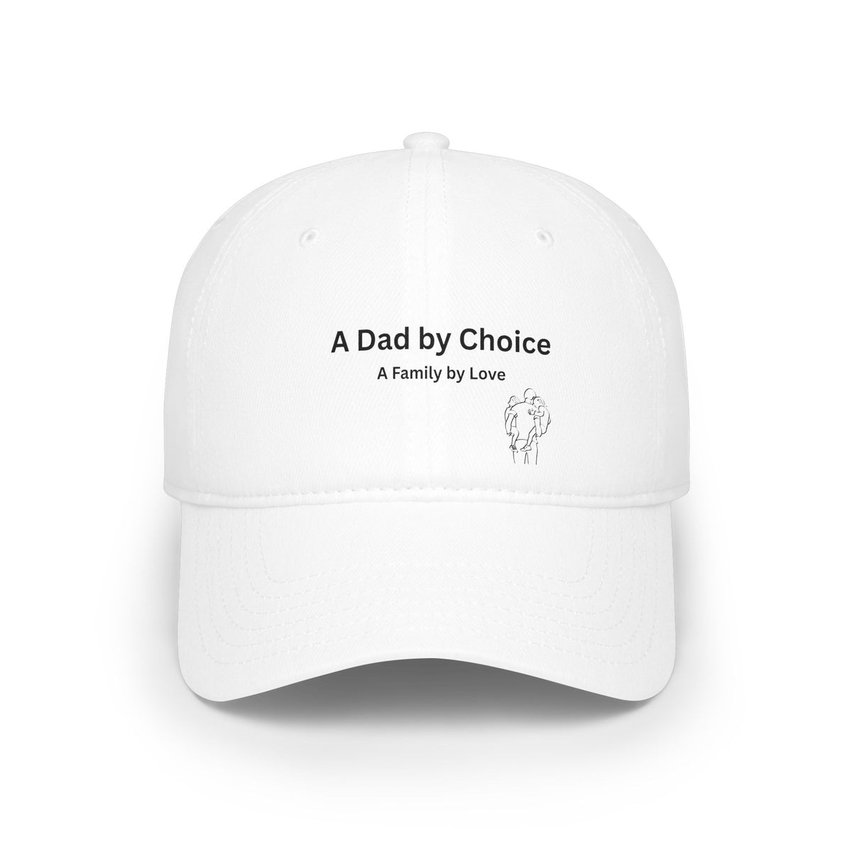 Dad By Choice Low Profile Baseball Cap