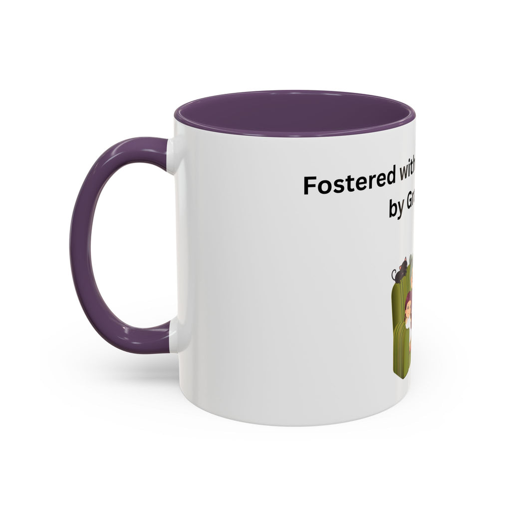 Fostered by Love Grandma Coffee Mug – Foster Grandma Gift, Foster Care Family Mug (11oz, 15oz)
