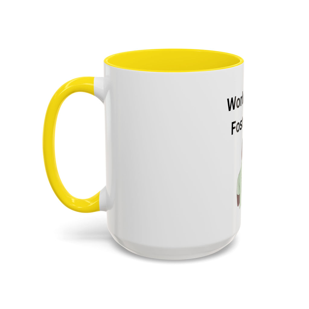 Worlds Best Dad Accent Coffee Mug (11, 15oz)