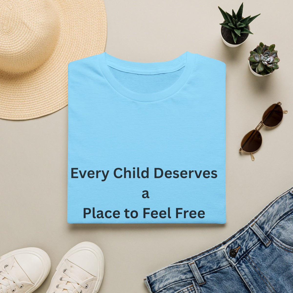 Every Child Deserves a Place to Feel Free Tee