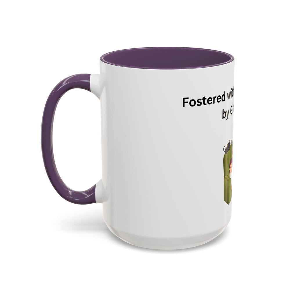 Fostered by Love Grandma Coffee Mug – Foster Grandma Gift, Foster Care Family Mug (11oz, 15oz)