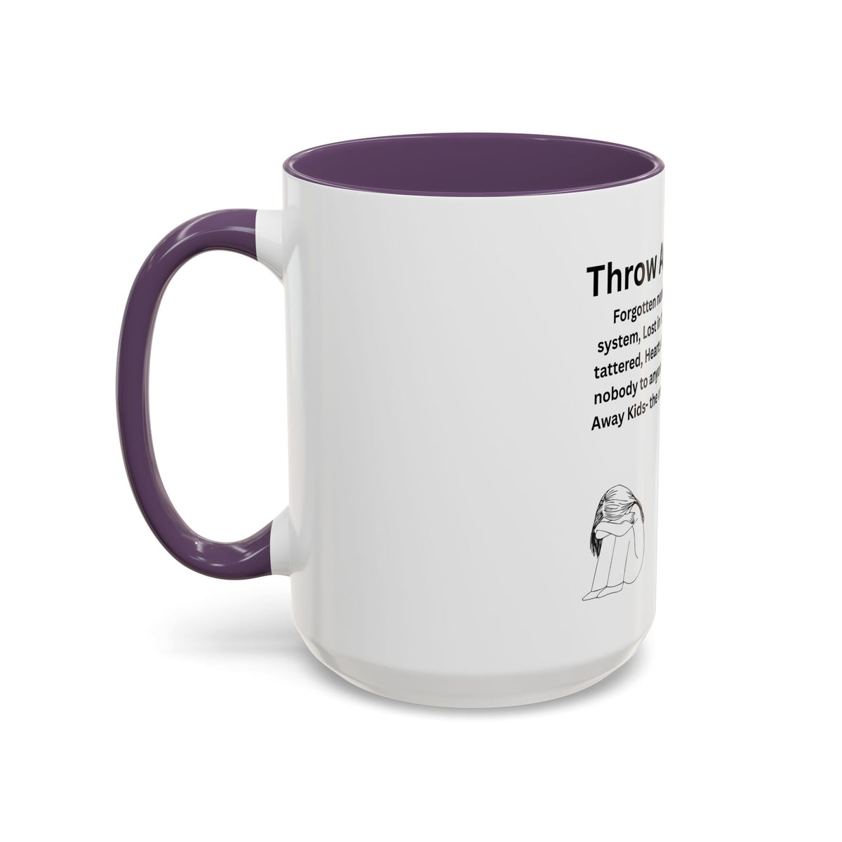 Throw away Kids Accent Coffee Mug (11, 15oz)