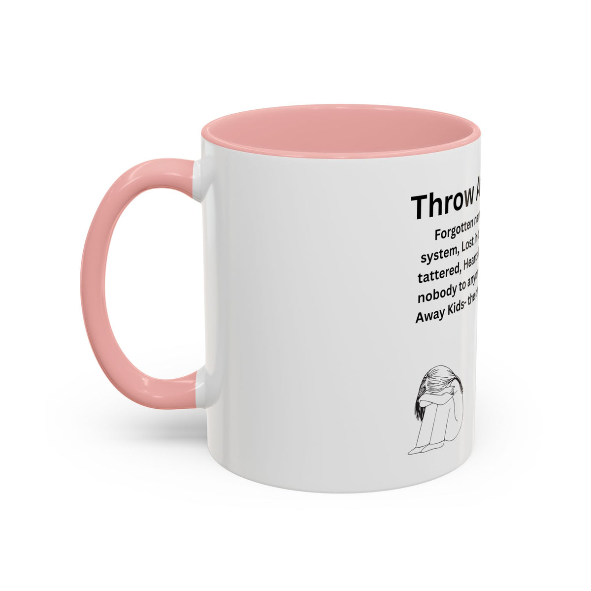 Throw away Kids Accent Coffee Mug (11, 15oz)
